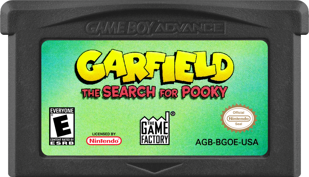 Garfield The Search for Pooky media 2 for GameBoy Advance